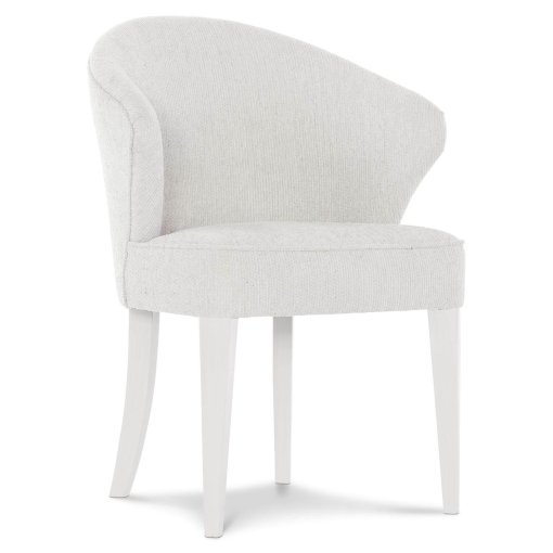 Silhouette arm chair angled view.