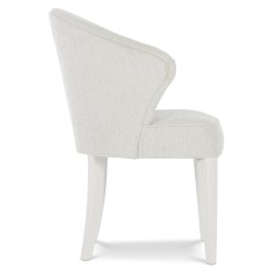 Silhouette arm chair side view.