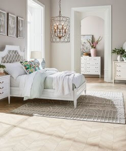 Chelsea bed in architectural white