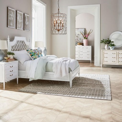 Chelsea bed in architectural white