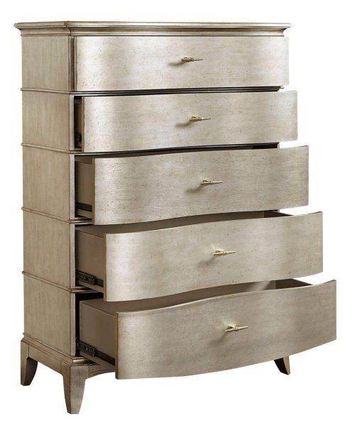 Starlite chest angled view with open drawers.