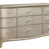 Starlite 9 drawer dresser front view.