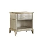 Starlite open nightstand angled view
