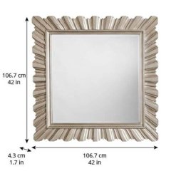 Starlite mirror front view w dimensions
