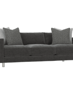 Dakota sofa in charcoal grey front angled