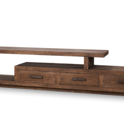 Tuscan TV/media stand front angled view