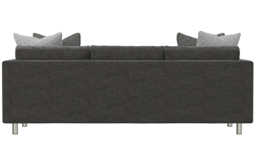 Dakota upholstered sofa back view