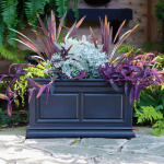 Covington planter in black lifestyle