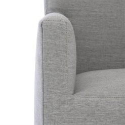 Mirabelle upholstered arm chair closeup