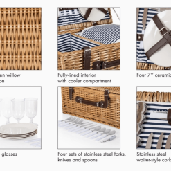 Blue&W basket showing elements of basket