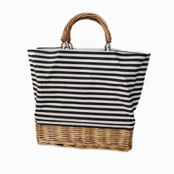 Willow and Striped Fabric cooler bag.