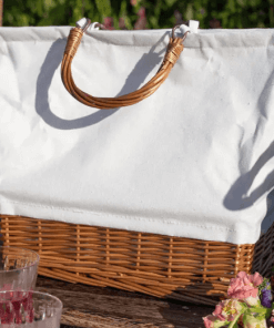 Willow and White Fabric cooler bag.