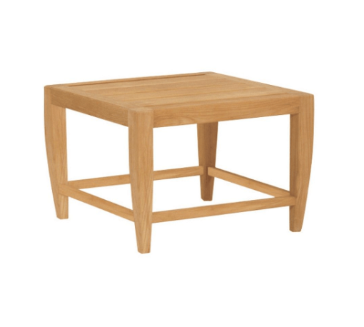 Amalfi teak side table product shot