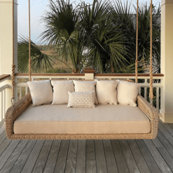Amelia outdoor swing front view