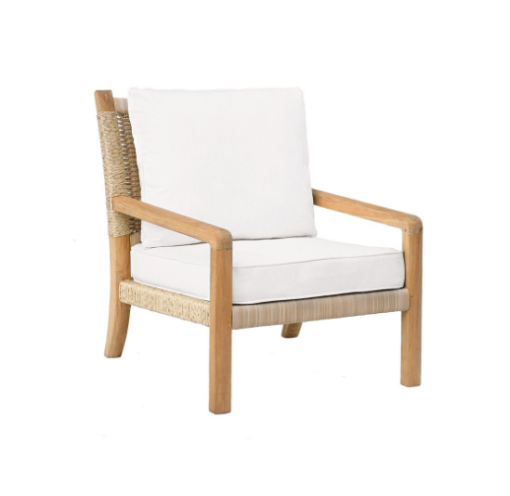 Hudson lounge chair front side.