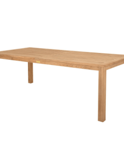 Bainbridge Teak dining table 85" rectangular size.