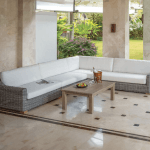 Tortola Right Facing sectional inside lifestyle