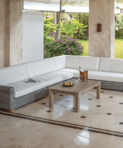 Tortola Right Facing sectional inside lifestyle