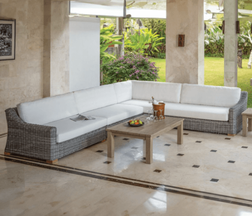 Tortola Right Facing sectional inside lifestyle