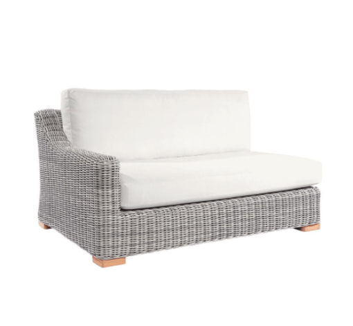 Tortola Right arm settee front.