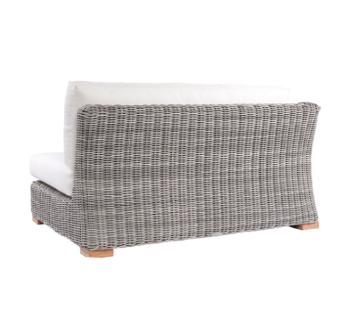 Tortola Right arm settee backside.