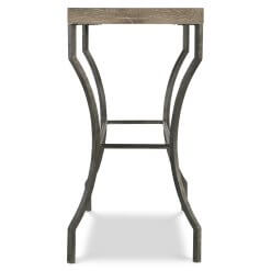 Tribeca console table steel legs side
