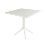 Cafe 30" dining tble in white finish