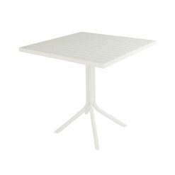 Cafe 30" dining tble in white finish