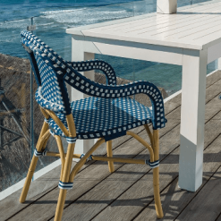Cafe armchair backside lifestyle