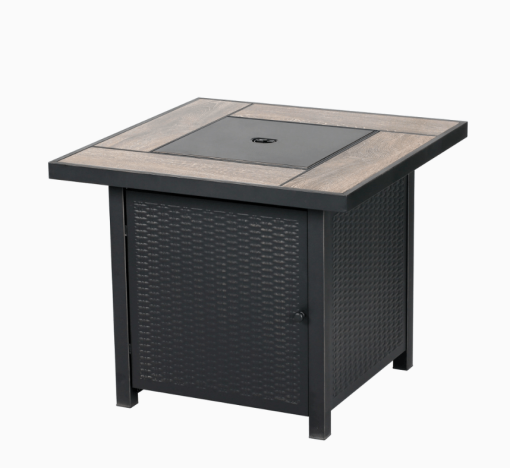 30" Gas Fire pit with tabletop shown.