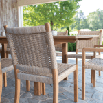 Hudson side chair in Natural lifestyle