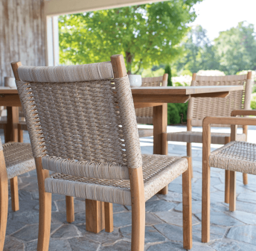 Hudson side chair in Natural lifestyle