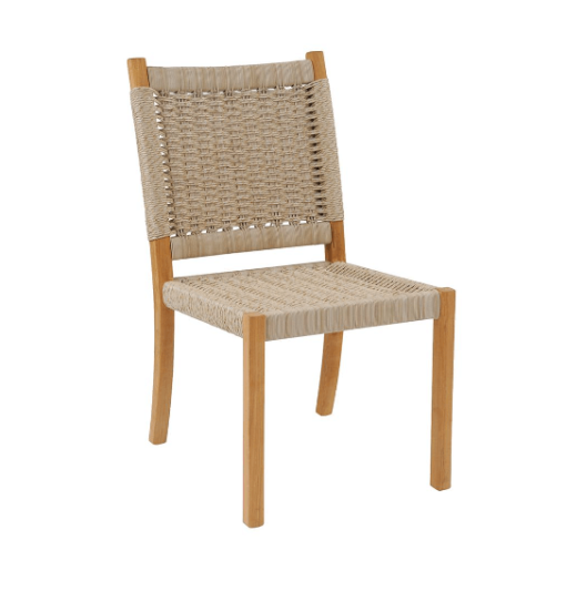 Hudson arm chair in Natural front side