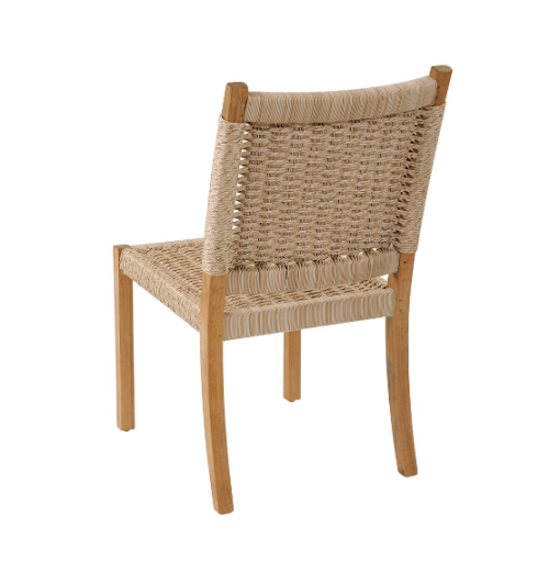 Hudson arm chair in Natural back side