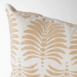 Serena Damask in Tan product closeup