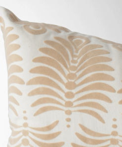 Serena Damask in Tan product closeup