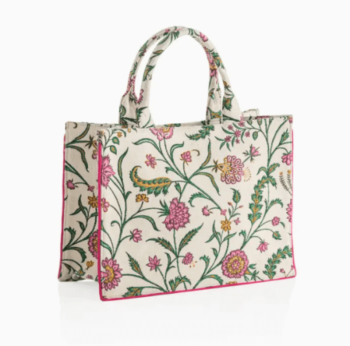 Fran floral bag product view.