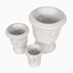 Tuscan planter set top view