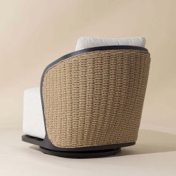 Bora swivel chair Back view