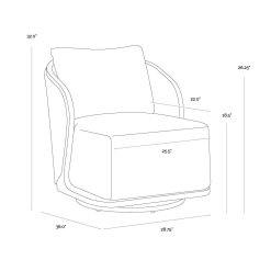 Bora chair dimension