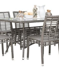 Panama Jack 7 piece dining set with side chairs.
