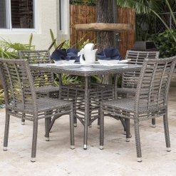 Graphite dining set 4 chairs no cushion lifestyle
