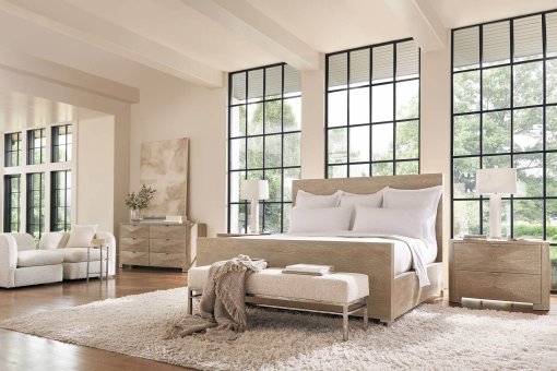 Aventura panel bed lifestyle.