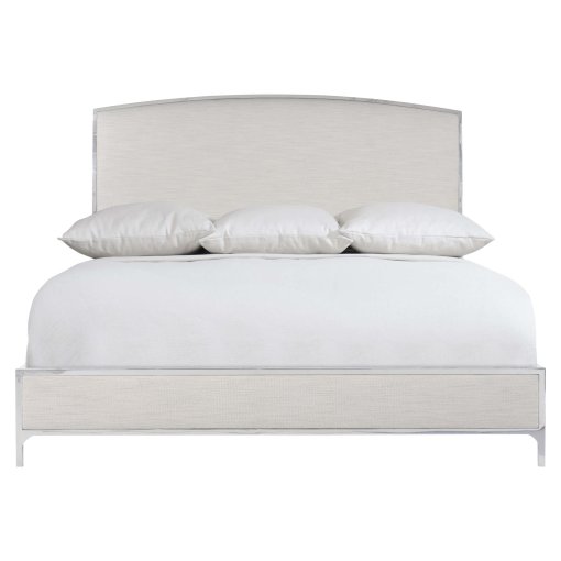 Silhouette panel stainless bed front