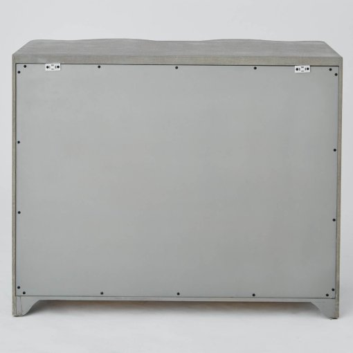 Toile Chest in Grey back view.
