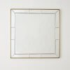 Brass Studded mirror front view