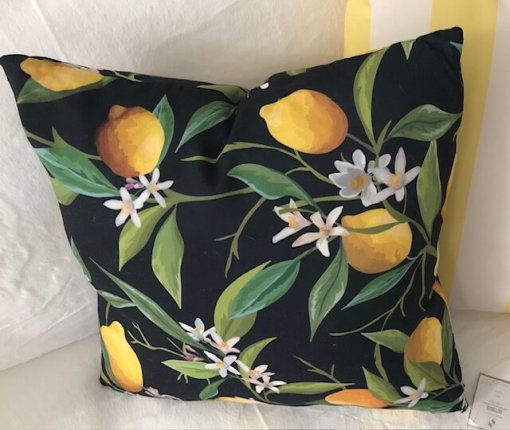 Lemons Outdoor Pillow - Image 3
