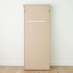 Josephine floor mirror in bleached Oak backside