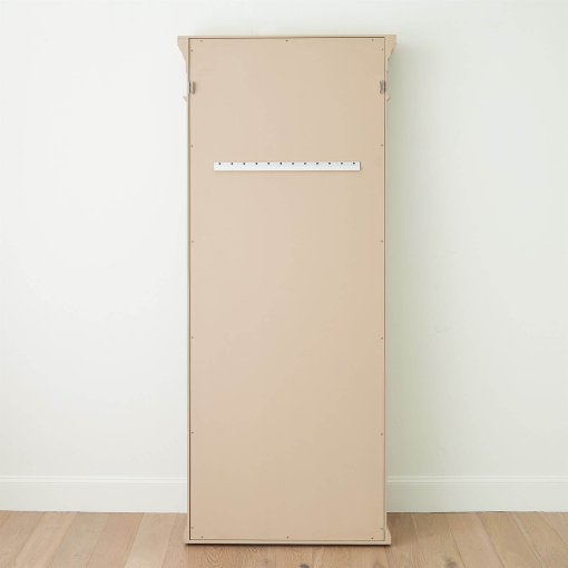 Josephine floor mirror in bleached Oak backside