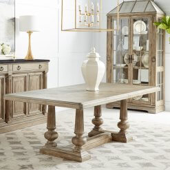 Architrave Rectangle column dining table lifestyle